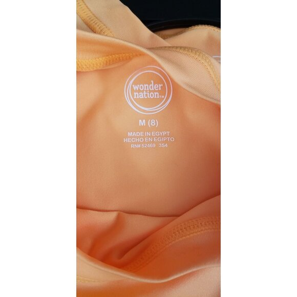 NWT Boys Graphic Print Orange Rash Guard UPF 50+ Quick Dry Size M (8) - Picture 5 of 6